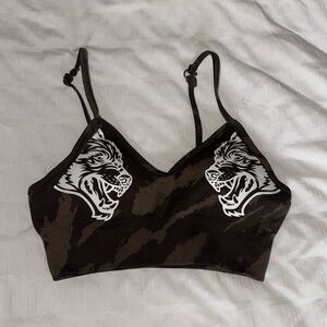 DARC SPORT brown sports bra - small